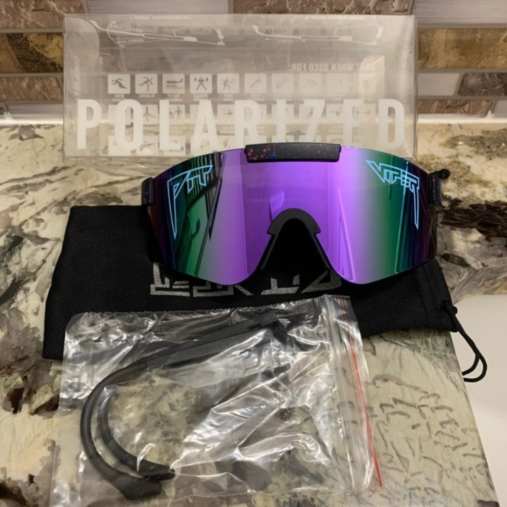 ❇️V04 Pit Style Polarized Sunglasses Driving Sports Outdoor, Pit Viper Theme